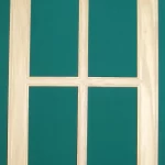Oak Cathedral Arch Glass Frame with Lites